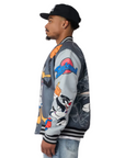 Reason Space Jam Chenille Varsity Jacket