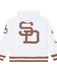 San Diego Padres Arctic White Fleece Hoodie