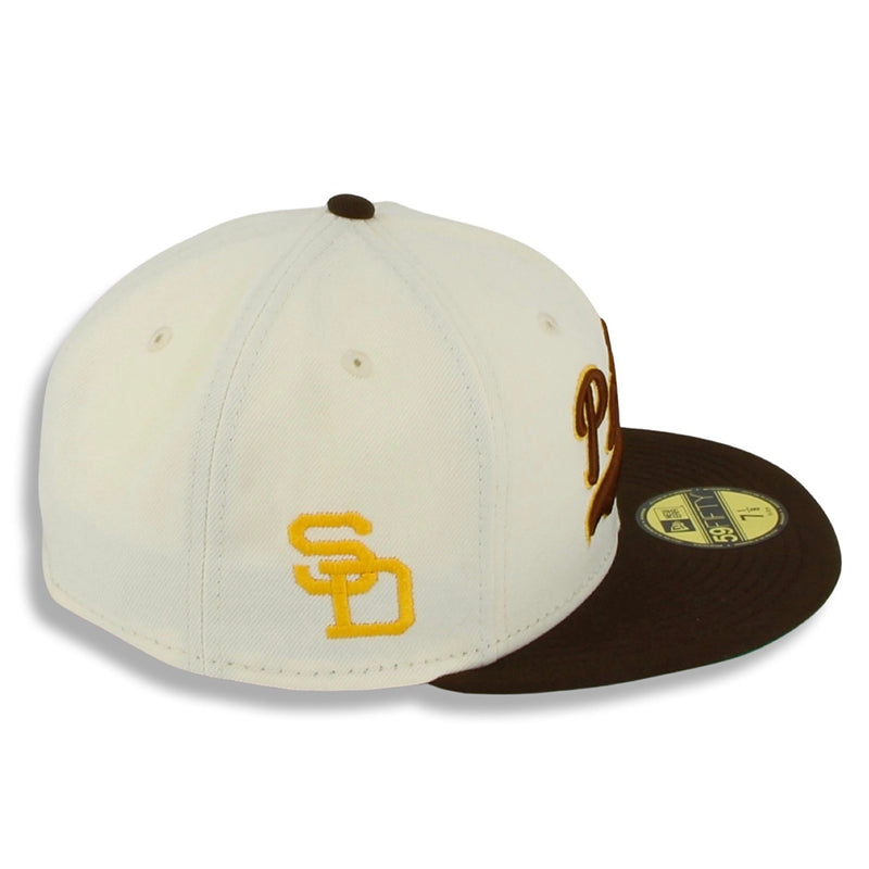 San Diego Padres Signature Script x New Era Fitted Hat 7 5/8
