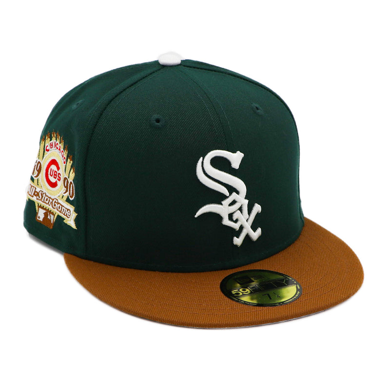 New Era 59FIFTY Chicago White Sox 1990 ASG Dark Green 2-Tone Fitted Hat