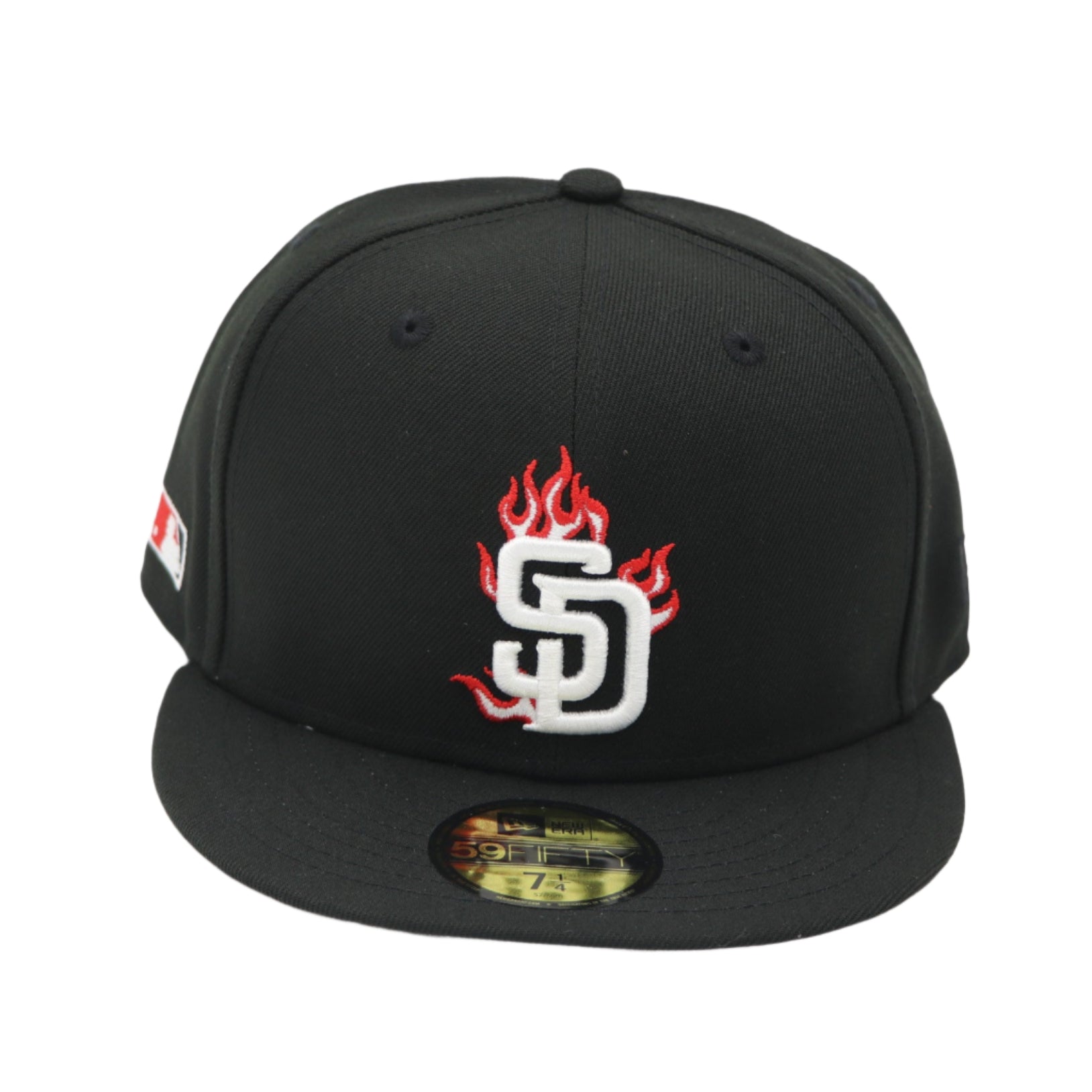 San Diego Padres Red Flame Logo Baseball Hat