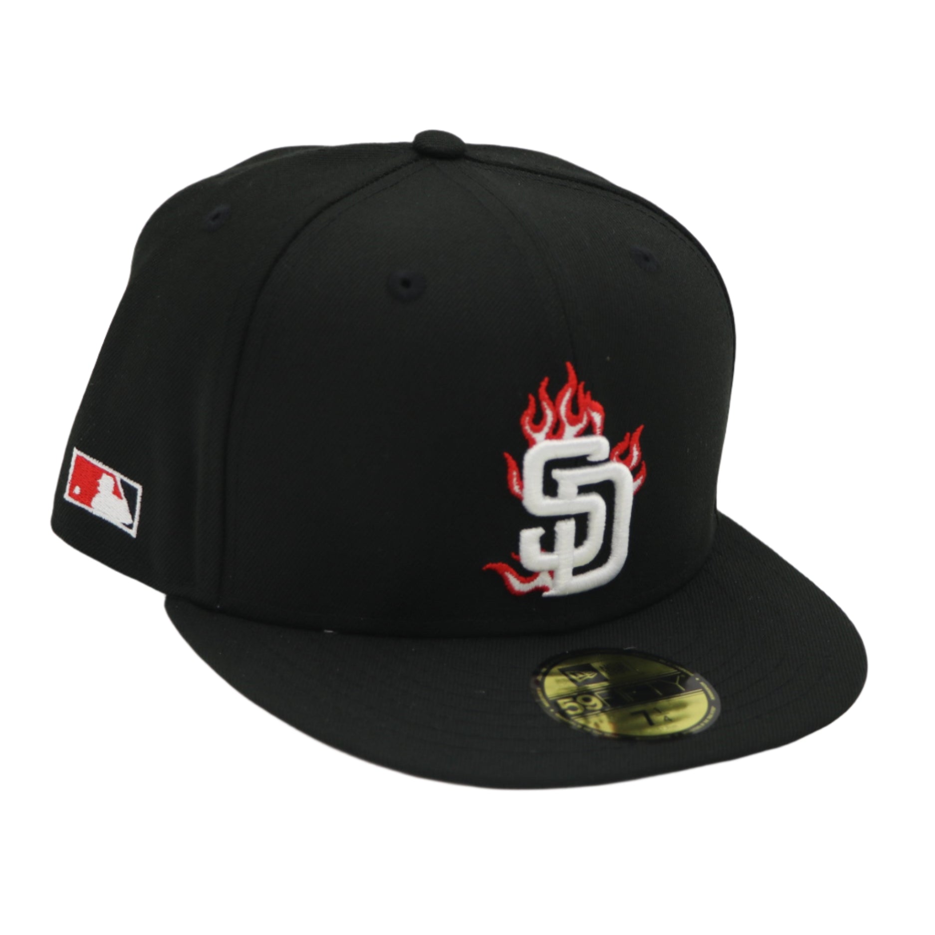 San Diego Padres Red Flame Logo Baseball Hat