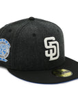 NewEra 59Fifty Padres Grey/Black 25th Ann